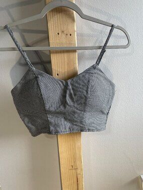 Cropped Bustier Style Tank